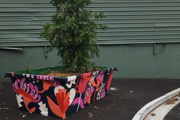 Urban planting skip bin